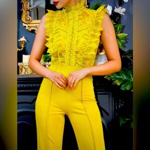Yellow Women's Jumpsuit